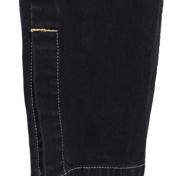 Vintage Tommy Hilfiger Capri Denim Womens Size 8 Side Slit Leg Black  Y2K NWOT - Picture 8 of 9